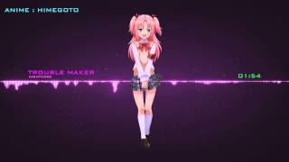 Nightcore  Trouble Maker Himegoto OP [upl. by Assirram]