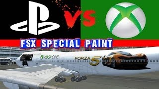 PS4 vs Xbox One  FSX Special Paint HD [upl. by Rube368]