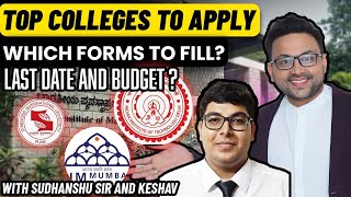 MBA Forms amp Colleges  B School Guide  Separate Forms  Form Fee amp Budgeting  CAT 2024 [upl. by Floro]