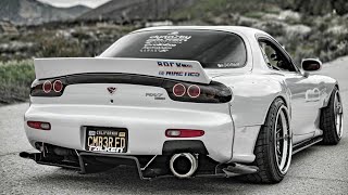 BRUTAL mazda RX7 ROTARY engine sounds [upl. by Electra]