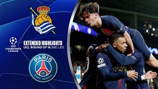 Real Sociedad vs PSG Extended Highlights  UCL Round of 16 2nd Leg  CBS Sports Golazo [upl. by Attela]