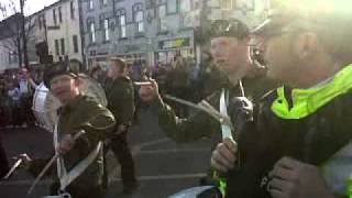 Cookstown  St Patricks Day  Tension caused by Rasharkin Republican Band [upl. by Akinas]