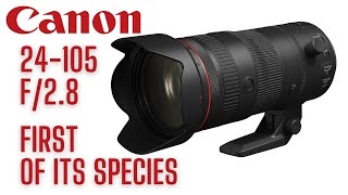 The New Canon 24105mm F28  First Of Its Species Canon announcement [upl. by Fabian]