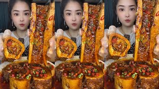 ASMR Eating Bone Marrow Mukbang Eating Show🫦 [upl. by Ytineres]