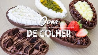 5 RECEITAS DE OVOS DE PÁSCOA DE COLHER  Tendência de sabores  Gabriel Freitas [upl. by Bocock]