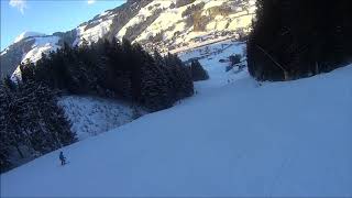 Skiën naar CampingWelt Brixen im Thale [upl. by Newcomb430]