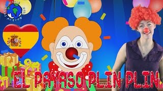 El Payaso Plin Plin con letra  Happy Birthday Song in Spanish  World Kids Action Songs [upl. by Johnette210]