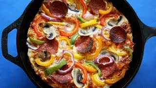 Easy Pan Pizza  Foolproof No Knead Crust  Make It Overnight or Same Day [upl. by Yerggoeg]