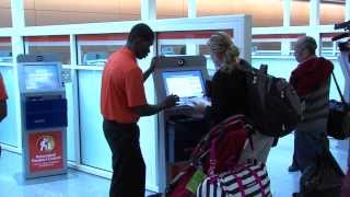 New Passport Control Kiosks at DFW Airport [upl. by Nolyad]