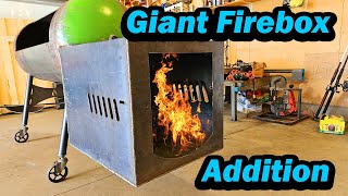 Offset Smoker gets HUGE Firebox [upl. by Mel]