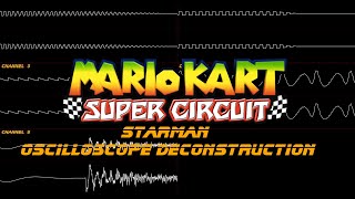 Mario Kart Super Circuit  Starman Oscilloscope Deconstruction [upl. by Ettenil926]