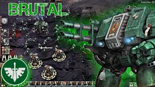 Dark Angels 40k VS Ultramarines  Massive 2v2 Battle Gameplay  Warhammer 40k Dawn of War 3 [upl. by Lazaro]