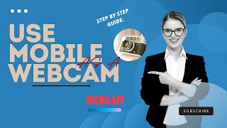 How to use your mobile phone as a webcam Easy method smartphone webcam tips tricks stepbystep [upl. by Ehc]