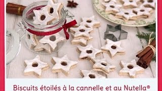 Recette de biscuits étoilés au Nutella® [upl. by Libove686]