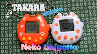 Neko Unjyatta Takara  タカラトミー Virtual Pet Review  Тамагочи Кошки Такара коннект [upl. by Lenci]