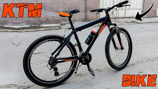 OLD Bike Restoration  A Scrap Bike Turned Into A Epic KTM MOUNTAIN BIKE [upl. by Brenden]