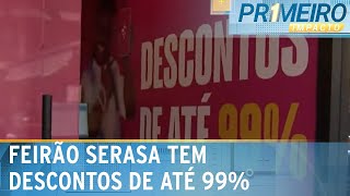 Feirão Serasa limpa nome começa neta 3ª feira em São Paulo  Primeiro Impacto 071123 [upl. by Boak680]