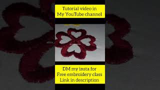 Void work Embroidery embroiderytutorials embroiderystitches aariworkblouses satinstitch stiches [upl. by Kattie]