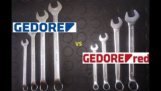 GEDORE BLUE VS RED Combination wrenches [upl. by Toulon]