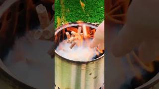 How to make a smokeless fire pit smoke 💨😏🔥campfire firepit camping fire scienceexperiment [upl. by Chisholm]