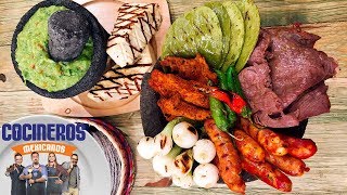 Receta Molcajete de cecina  Cocineros Mexicanos [upl. by Muir]