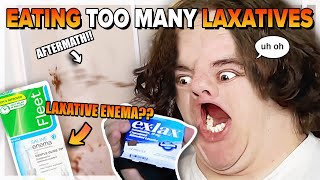 I ATE FOUR DIFFERNT LAXATIVES AT ONCE and it WAS A HUGE MISTAKE [upl. by Ellivnarg896]