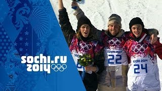 Mens Snowboard Slopestyle  Final  Kotsenburg Wins Gold  Sochi 2014 Winter Olympics [upl. by Oremodlab498]