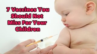 Vaccines That You Should Not Miss For Your Children SheCare [upl. by Aushoj]