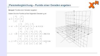 31 Parametergleichung der Geraden [upl. by Laroy484]