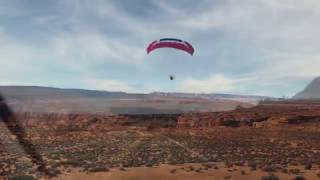 Micro Rc Paramotor flies at US Coast amp Canyon desert  Opale Paramodels [upl. by Georas66]