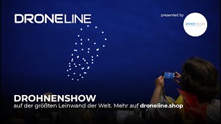 Drohnenshow in Österreich Einzigartige Lichtshow  DRONELINE [upl. by Dahs]