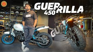 Royal Enfield Guerrilla 450 review  Himalayan 450 based Modern Roadster Under 3 Lakhs 🔥 [upl. by Hanahsuar65]