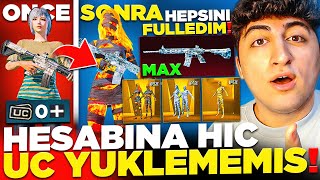 HESABINA HİÇ UC YÜKLEMEYEN TAKİPÇİME BUZ DİYARI ALIP MUMYA SANDIĞINI AÇTIK FULLEDİK😲 PUBG Mobile [upl. by Couture401]