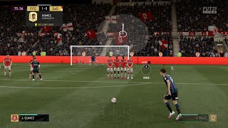 HOW TO SCORE FREE KICKS EVERY TIME ON FIFA 21 [upl. by Roth]