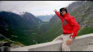 Spectacular Video of Men Jumping Off Mountain Cliffs [upl. by Rother]