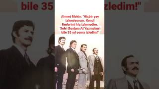 AHMET MEKİN HİÇBİR ŞEY İZLEMİYORUM KENDİ FİLMLERİMİ HİÇ İZLEMEDİM CÜNEYT ARKINyeşilçam [upl. by Asik]