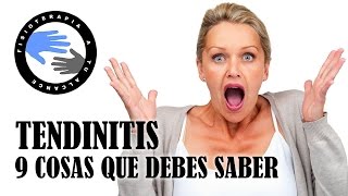 Tendinitis 9 verdades que debes conocer [upl. by Deerc]