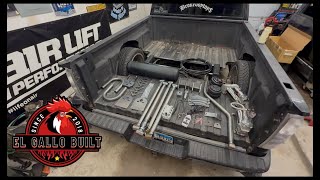 Universal Bag Over Axle Air Ride Kit  9906 Silverado Sierra Install  Part 1 [upl. by Nnaacissej]