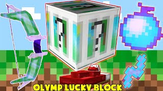 MINI GAME  OLYMP LUCKY BLOCK BEDWARS  QUẢ TÁO THẦN KÌ CỦA THẦN ZEUS KHIẾN NOOB THUA [upl. by Sucy]