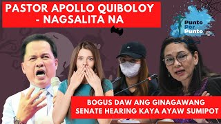 Pastor Apollo Quiboloy nagsalita na patungkol sa mga akusasyon sa kanya [upl. by Karlyn307]