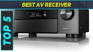 5 Best AV Receiver in 2024 [upl. by Martinson]