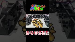 Super Mario 64  Bowser’s Theme Stepper Motors shorts music song [upl. by Soinotna]