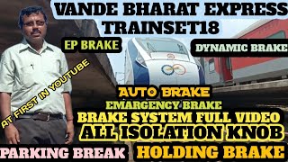 VANDE BHARAT EXPRESS BRAKE SYSTEM  TRAIN 18 BRAKE SYSTEM  RAILWAY MECHANICAL INFO BKDUTTA [upl. by Ad]