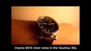 Miyota 9015 Rotor Noise [upl. by Yeliak]