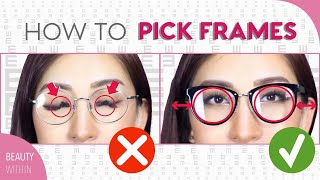 How to Pick the Perfect Glasses for Your Face Shape  Beauty Within [upl. by Vogele]