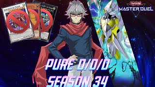 PURE DDD IS BACK IN BLACK NO MAXX C RUN YuGiOh Master Duel [upl. by Clower]