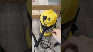 Karcher WD3 особенность встроенной розетки 220V  shorts [upl. by Lotus849]