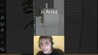 Jr vs Sr Artist tris to quads blendertutorial blender blendercommunity blender3d b3d [upl. by Cirdor103]