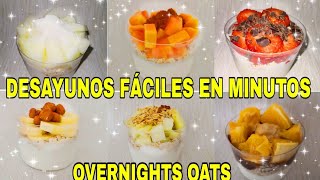 DESAYUNOS FACILES EN MINUTOSCON AVENAOVERNIGHTS OATS [upl. by Jaquelyn]