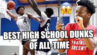 TOP 100 HIGH SCHOOL DUNKS OF ALLTIME [upl. by Ahtiek]